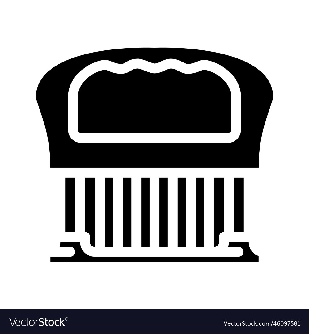 Meat tenderizer glyph icon