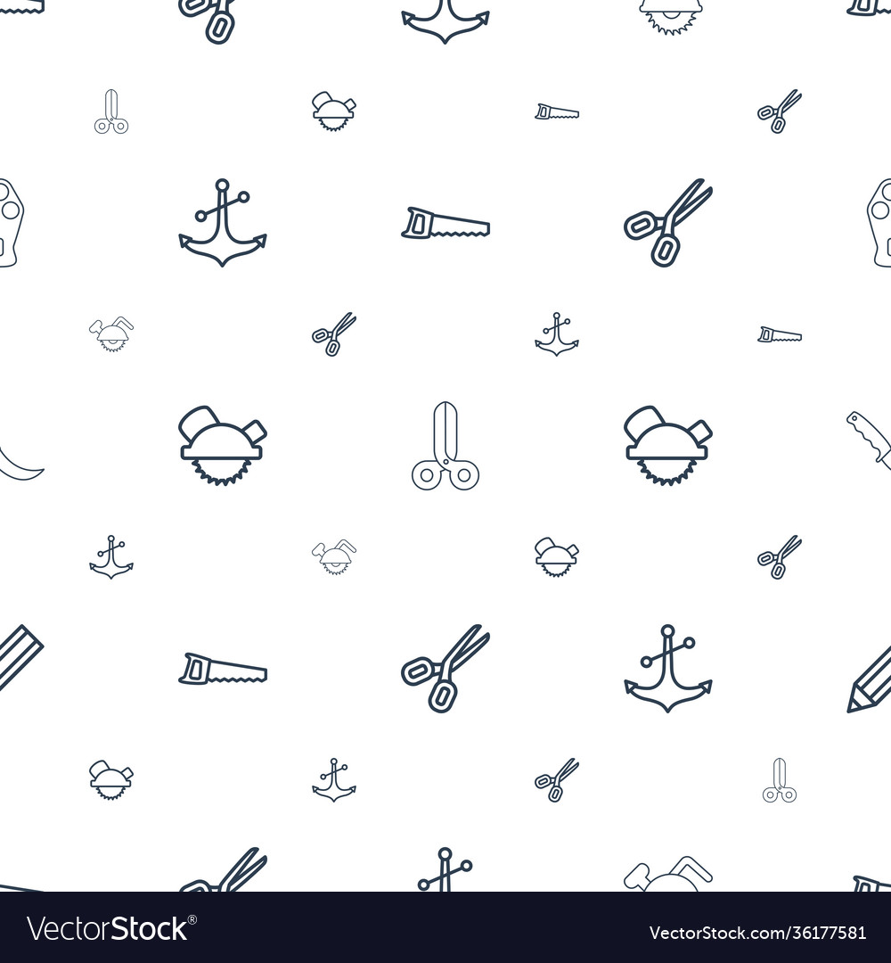 Sharp icons pattern seamless white background