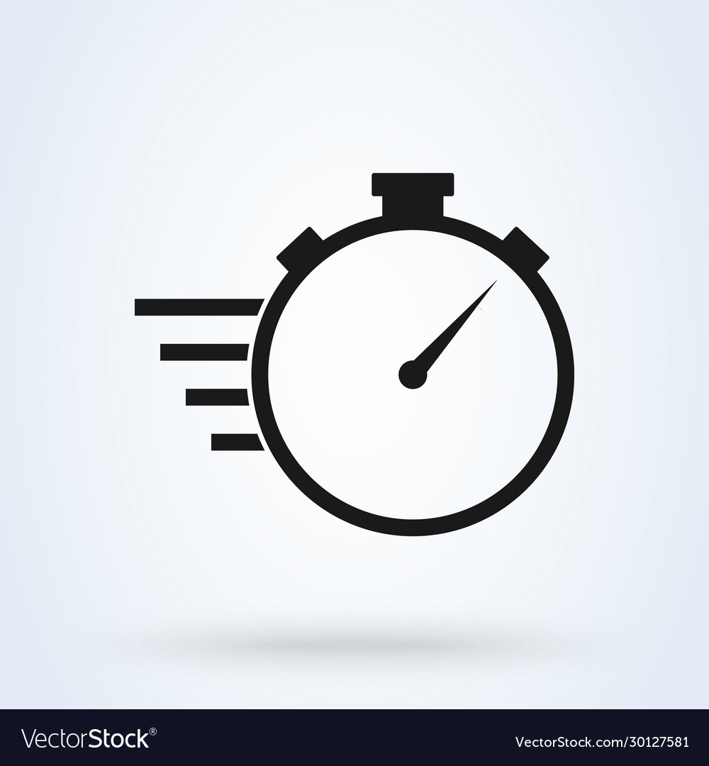 Stopwatch clock time vector icon speed symbol. Timer stopwatch sport  illustration chronometer circle sign countdown. Competition deadline  measure element. Stop watch business icon running 10902435 Vector Art at  Vecteezy