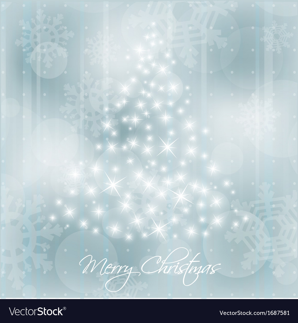 Stylized colorful christmas card