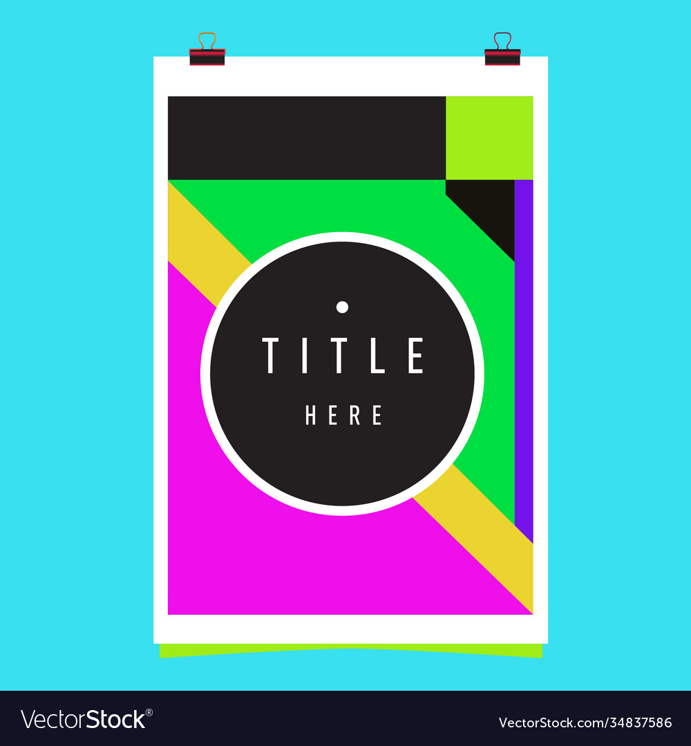 Abstract colorful geometric pattern background