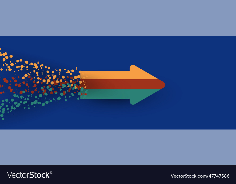 Abstract futuristic fade computer technology vector image Abstract futuristic fade computer technology