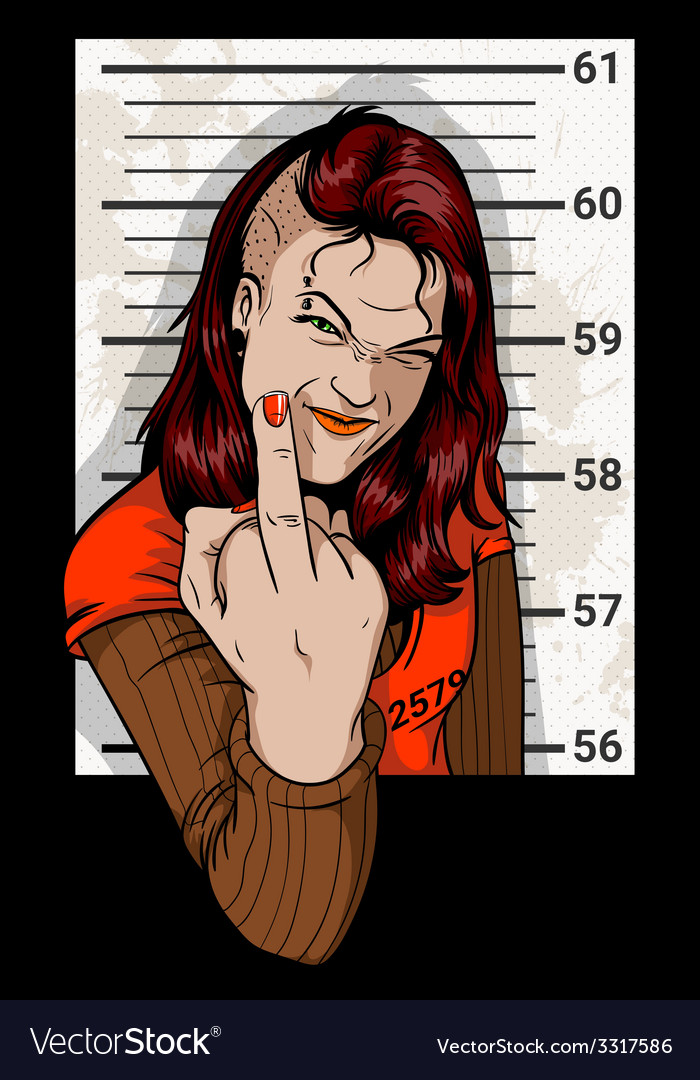Anarchist Woman Mugshot