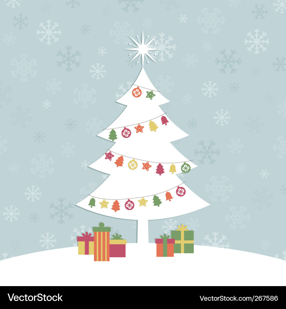 Christmas tree Royalty Free Vector Image - VectorStock