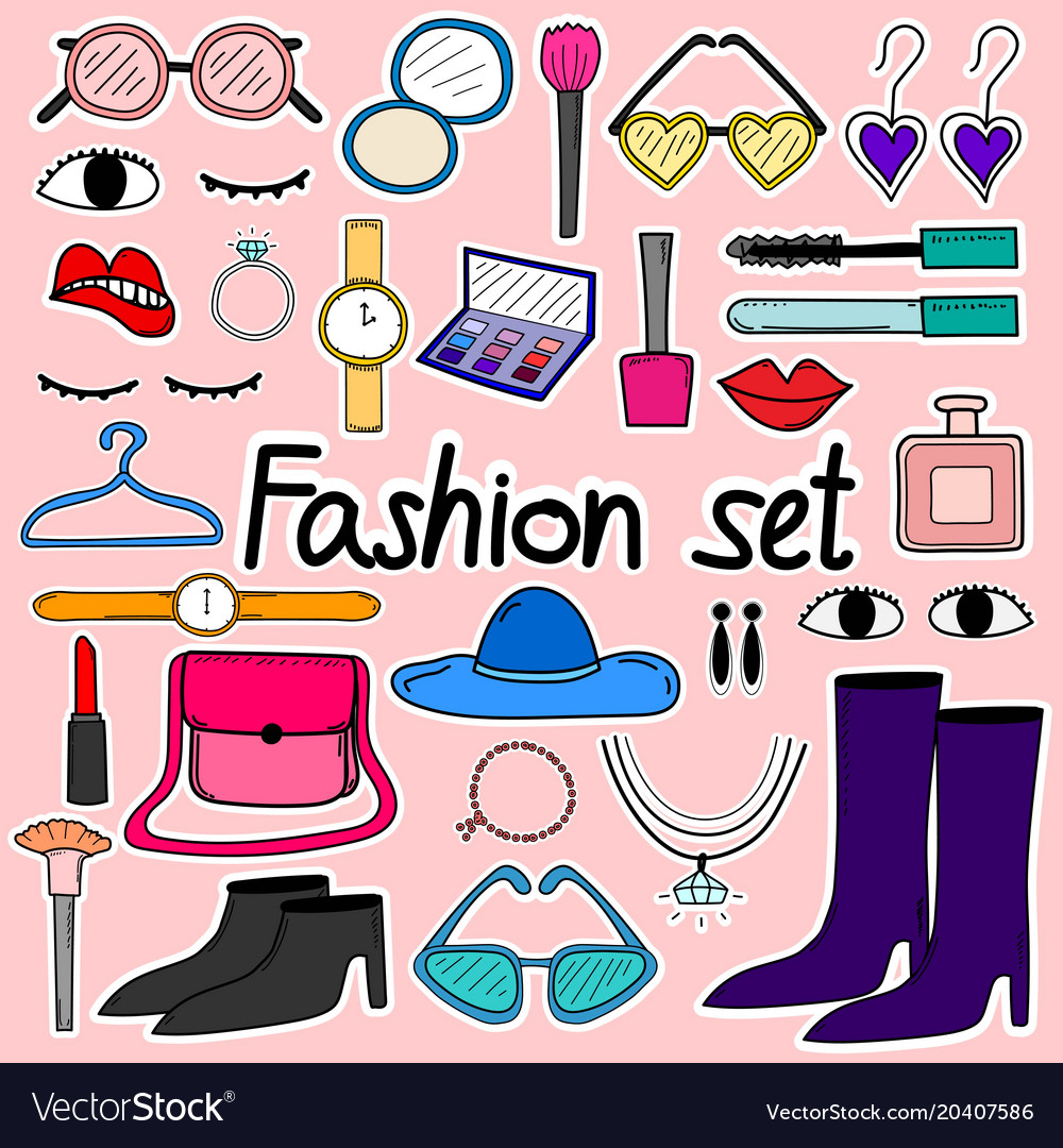Doodle Fashion Stickers
