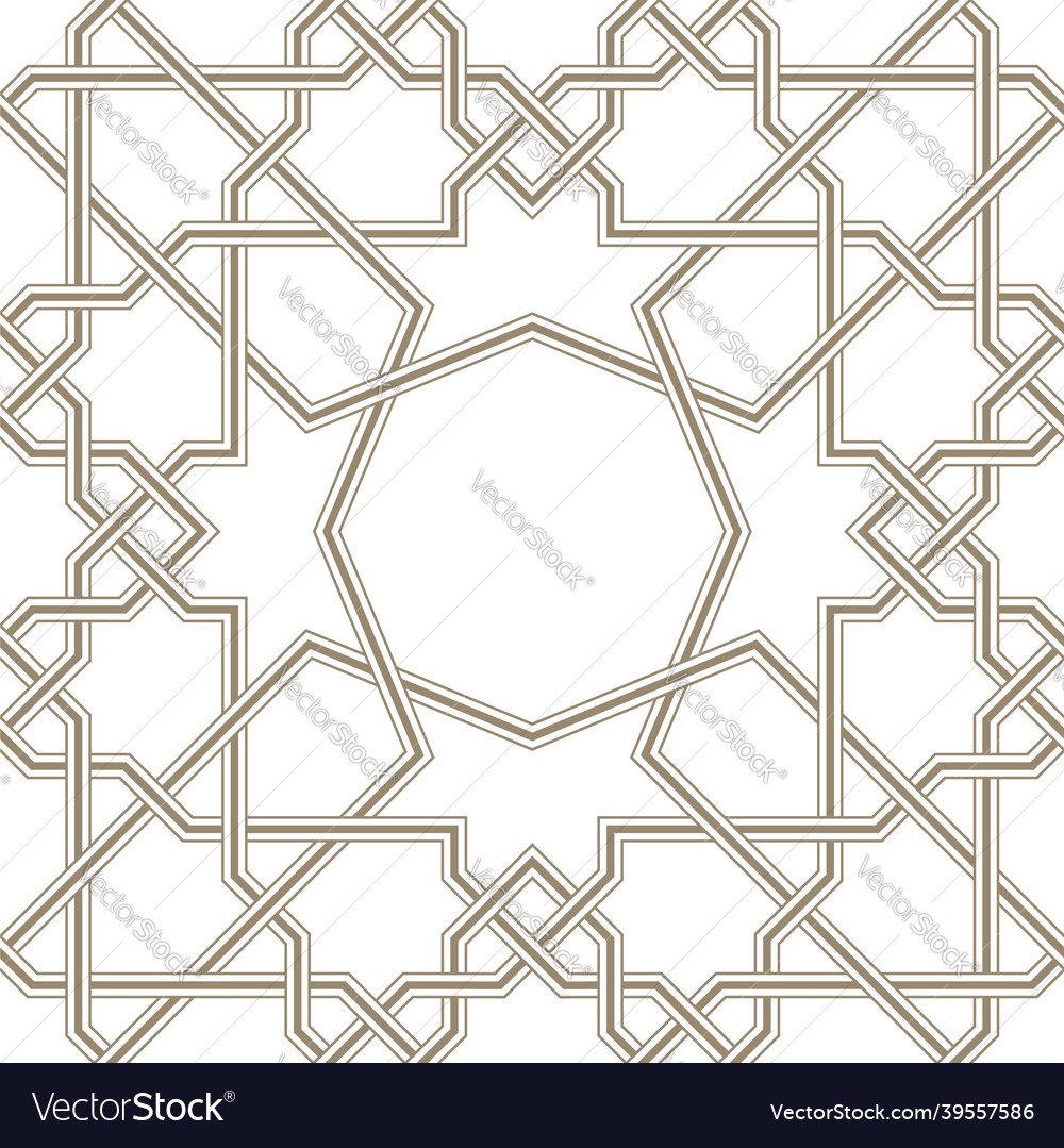 Geometric pattern with grunge background vector image Geometric pattern with grunge background