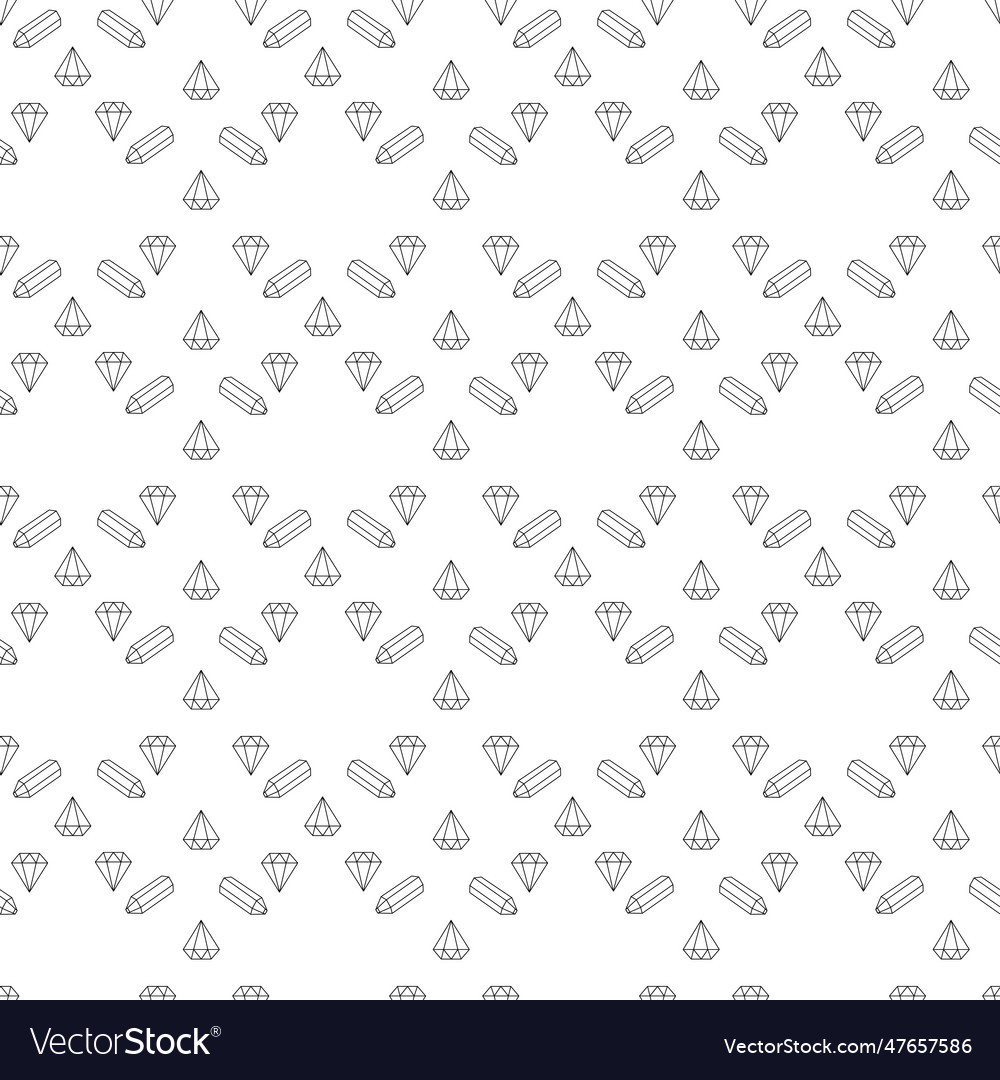 Seamless pattern with two different magic vector image Seamless pattern with two different magic
