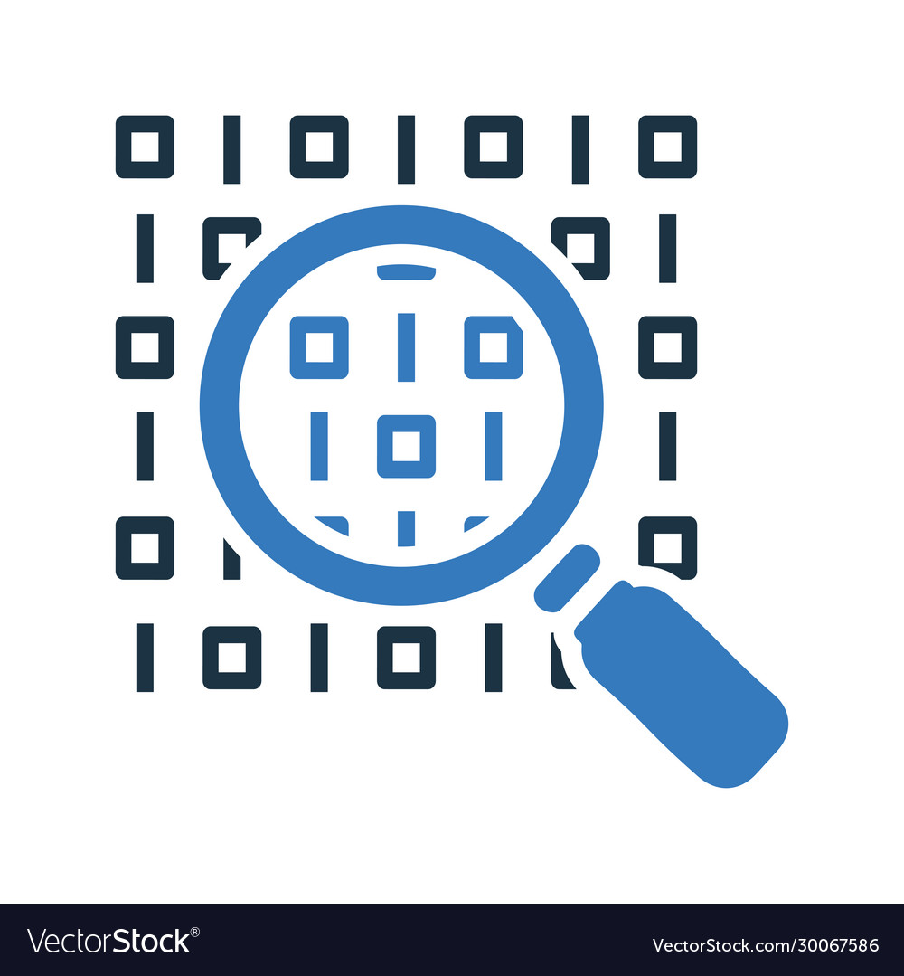 Search code icon find data searching