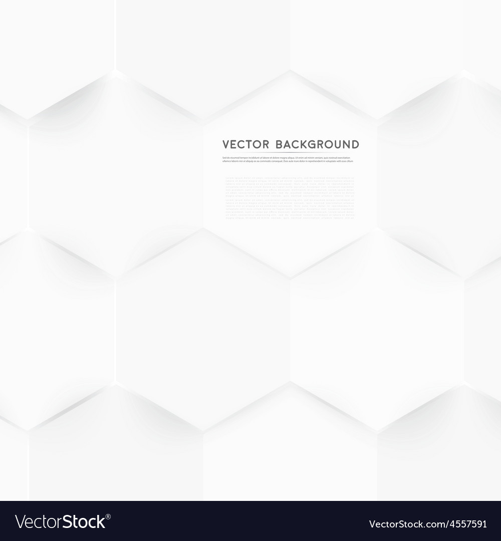 Abstract color 3d hexagonal