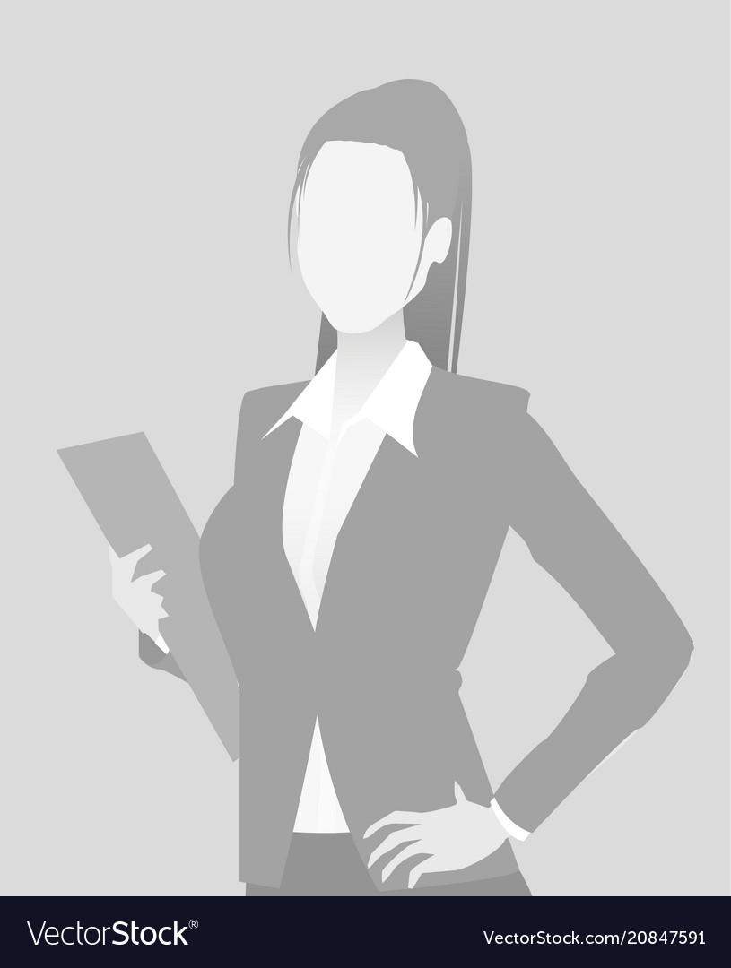 Default placeholder businesswoman half-length por