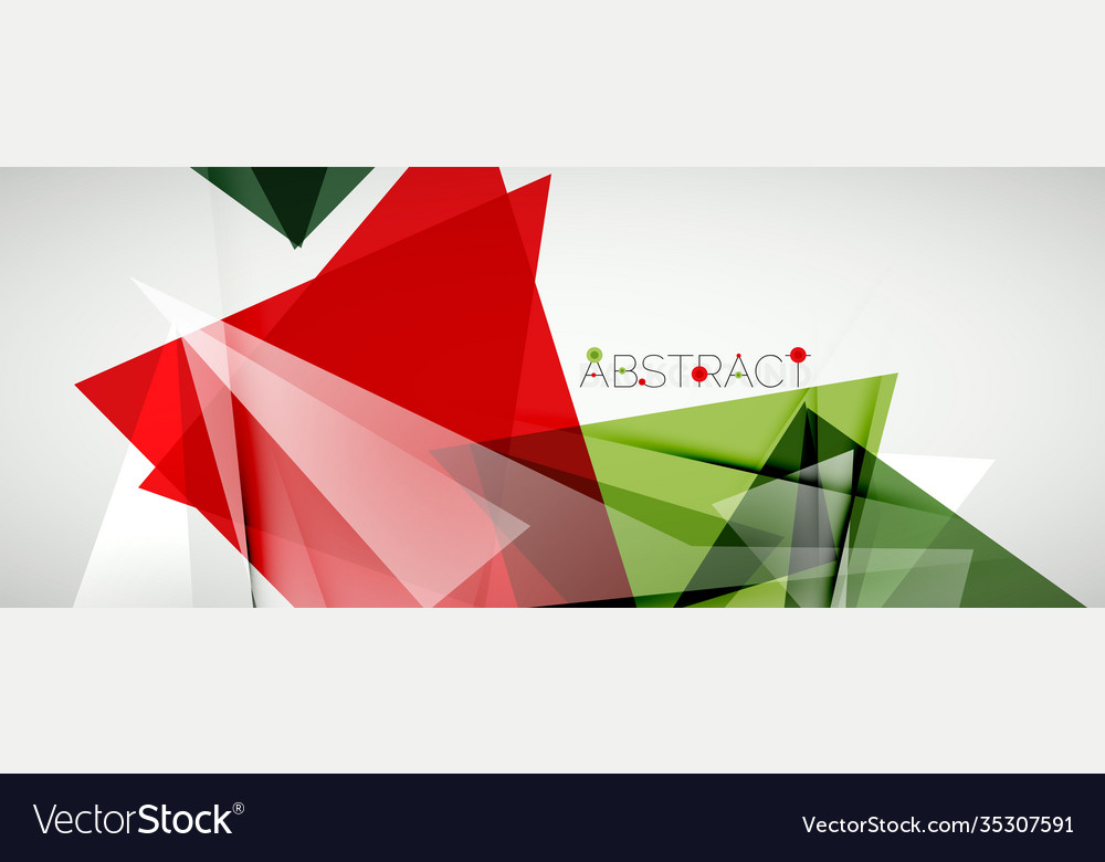 Geometric abstract background color triangle