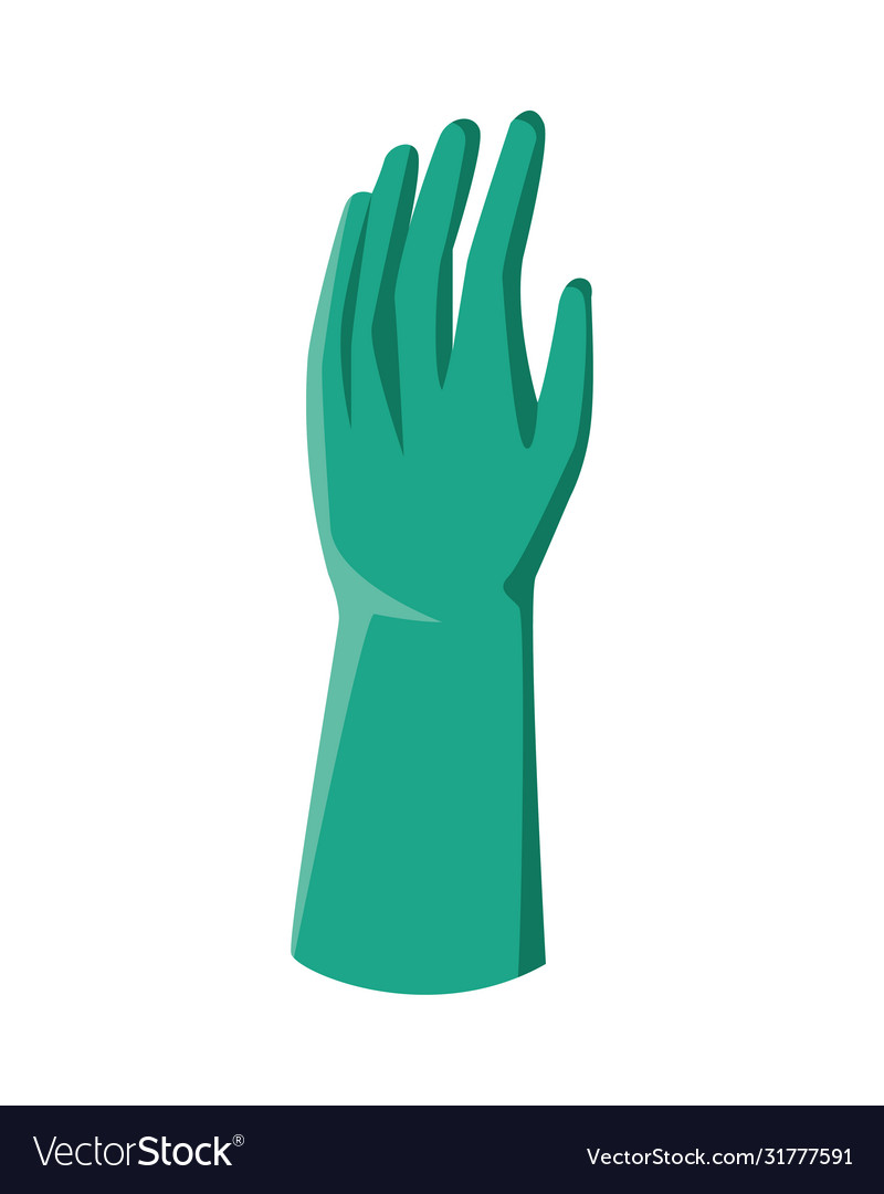 Rubber glove medical protection accessory