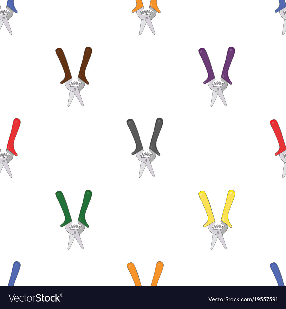 Seamless pattern with pliers