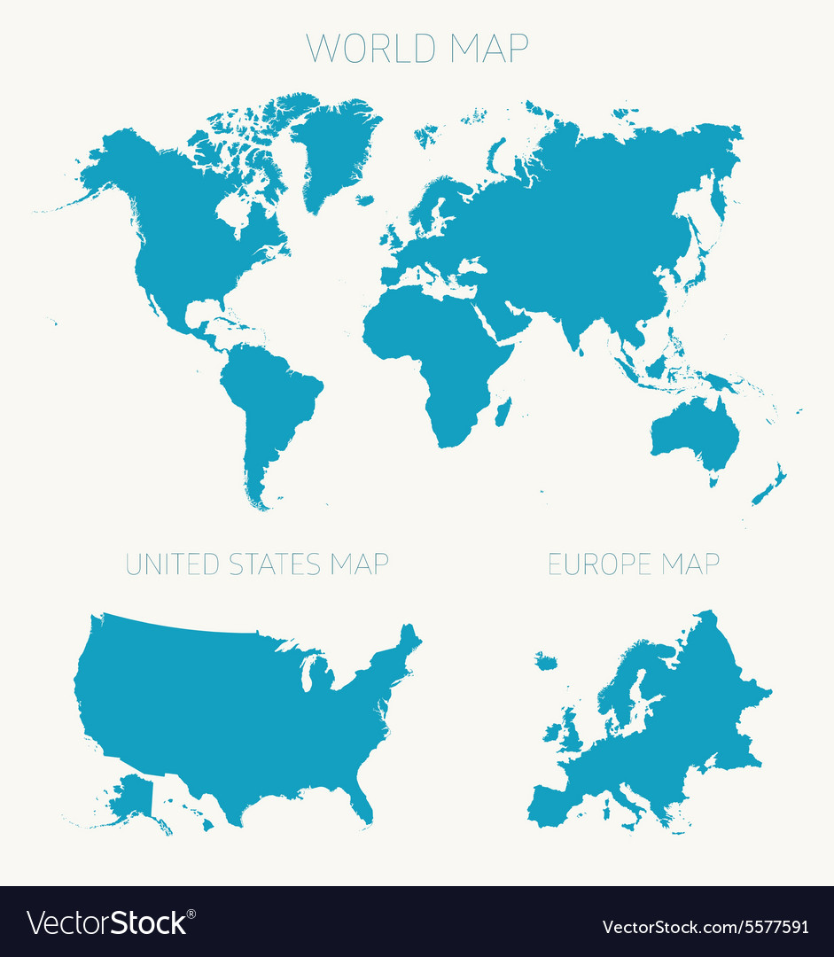 Map Of Europe America - Freddi Bernardina