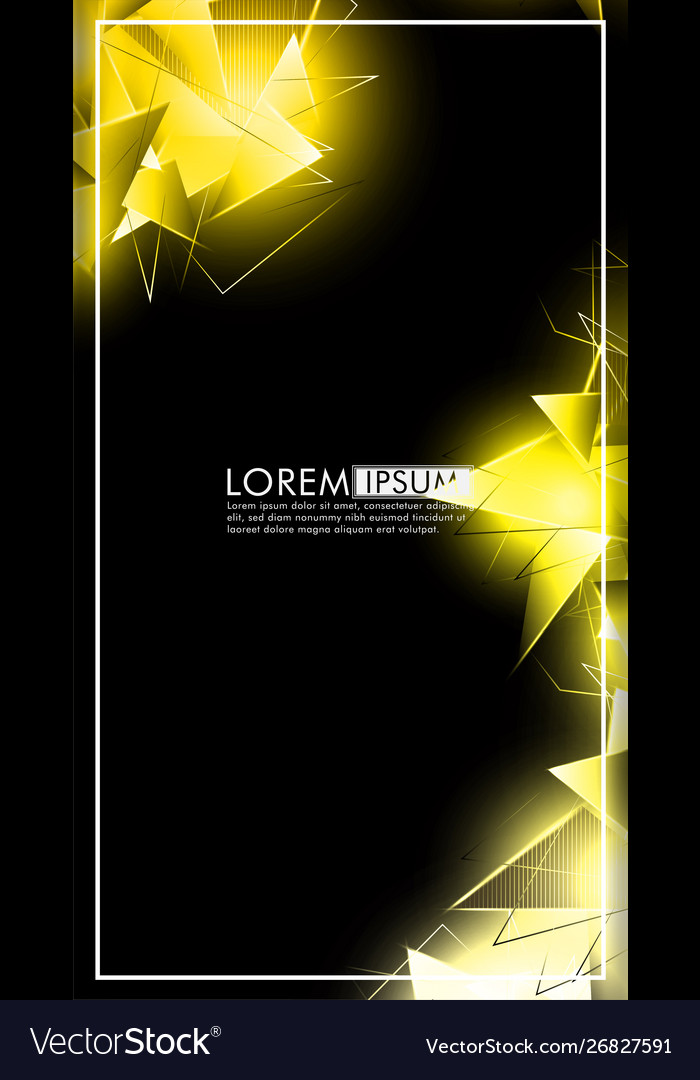 Vertical triangle background abstract composition vector image Vertical triangle background abstract composition