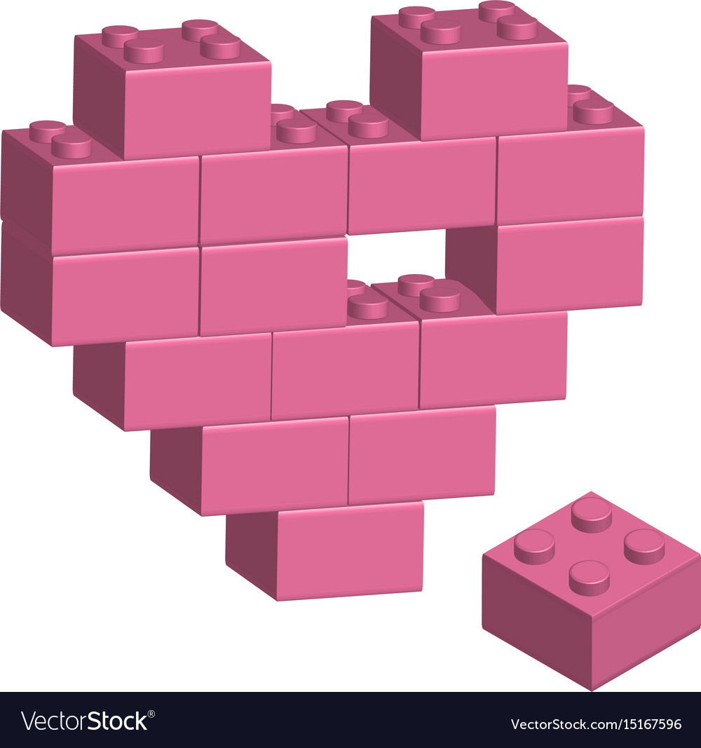 Building bricks in 3d missing part of heart