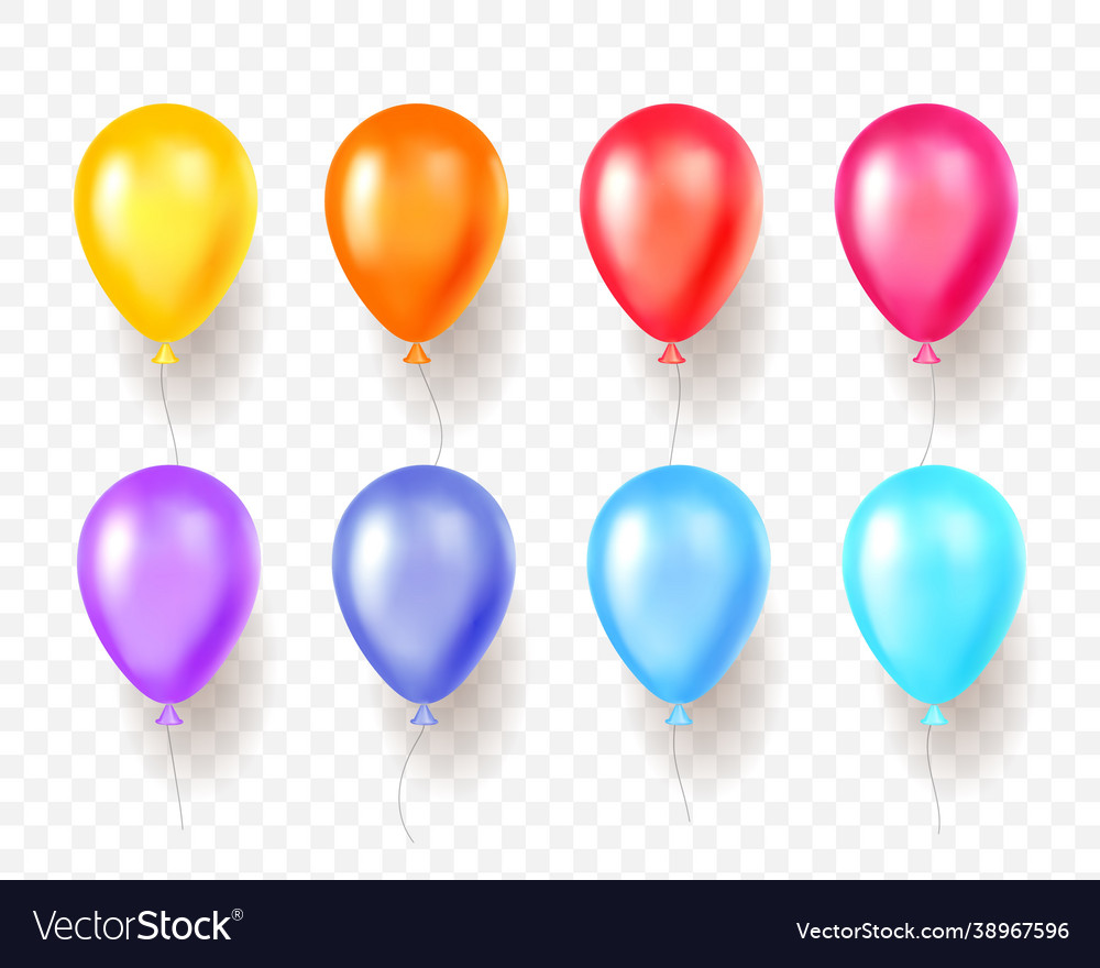Colorful Balloons - Realistic 3D