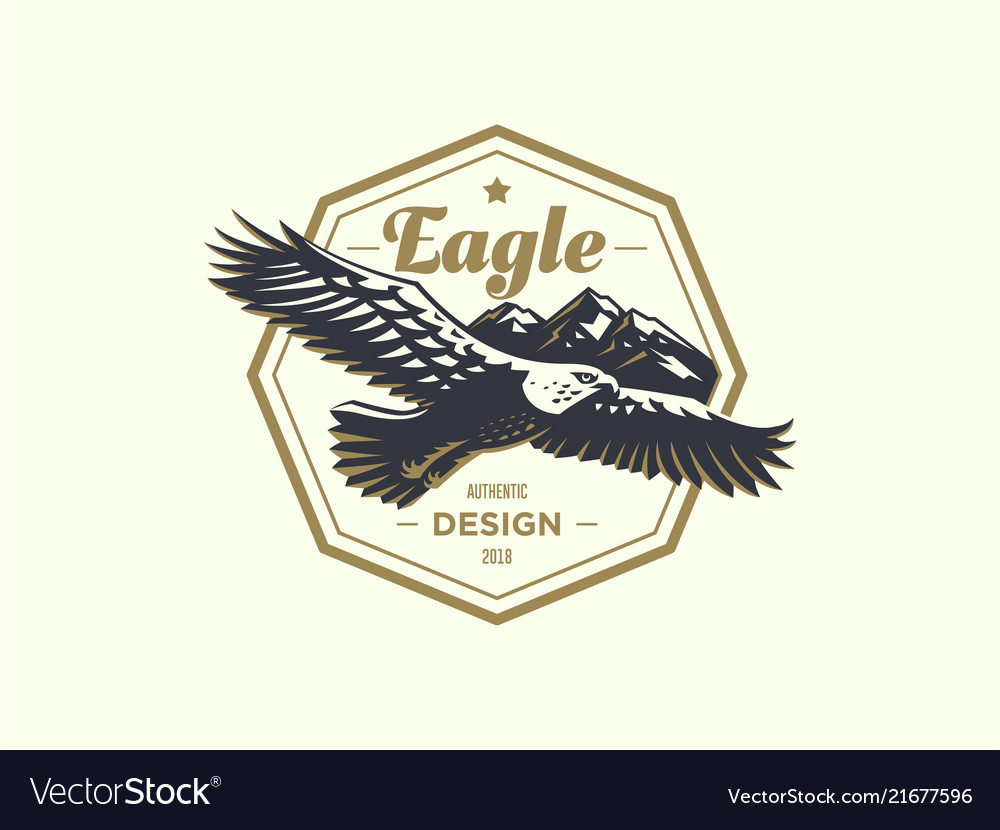 Flying eagle emblem