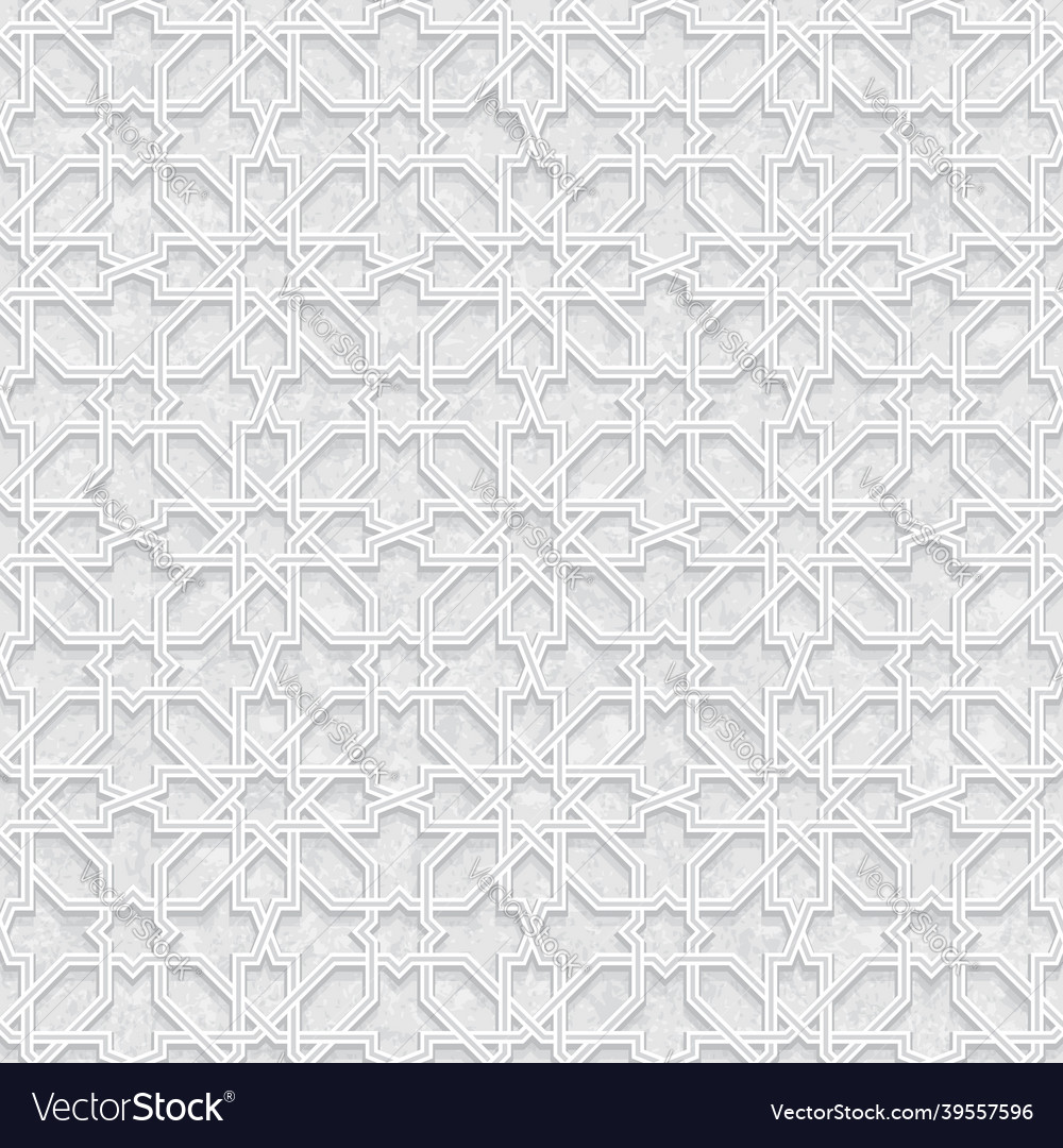 Geometric pattern with grunge background vector image Geometric pattern with grunge background