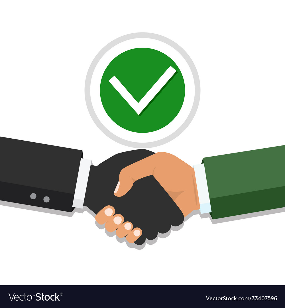 Handshake business partnership symbol success