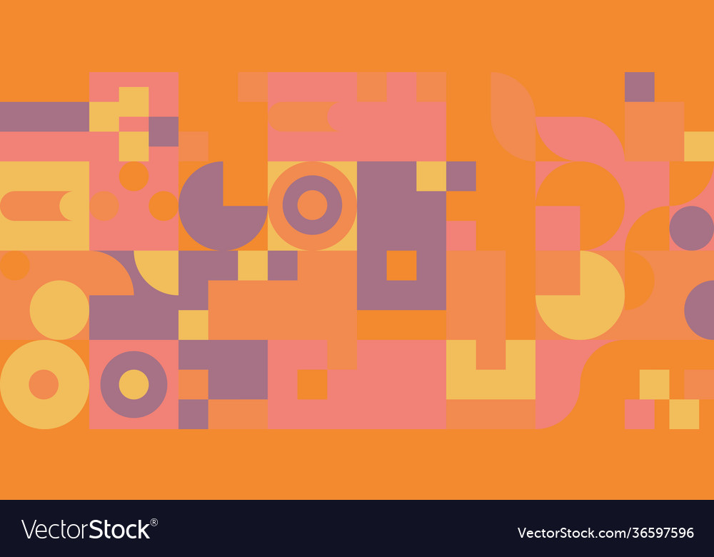 Minimal geometric pattern design Vector Image Minimal geometric pattern design