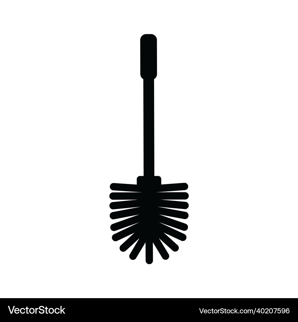 Toilet brush icon Royalty Free Vector Image - VectorStock