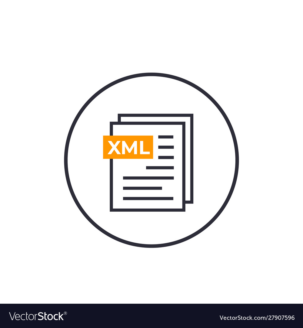 XML Icon Daten Markup