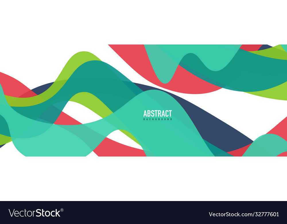 Fluid wave colorful abstract background dynamic vector image Fluid wave colorful abstract background dynamic