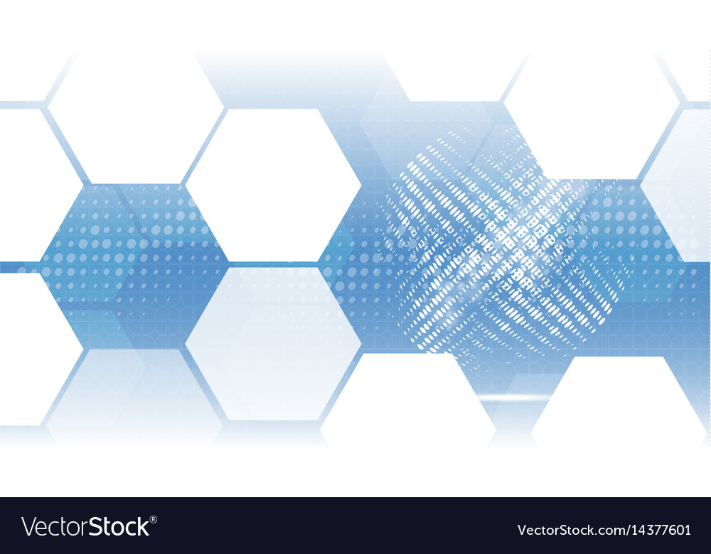 Modern Tech Hexagon Background
