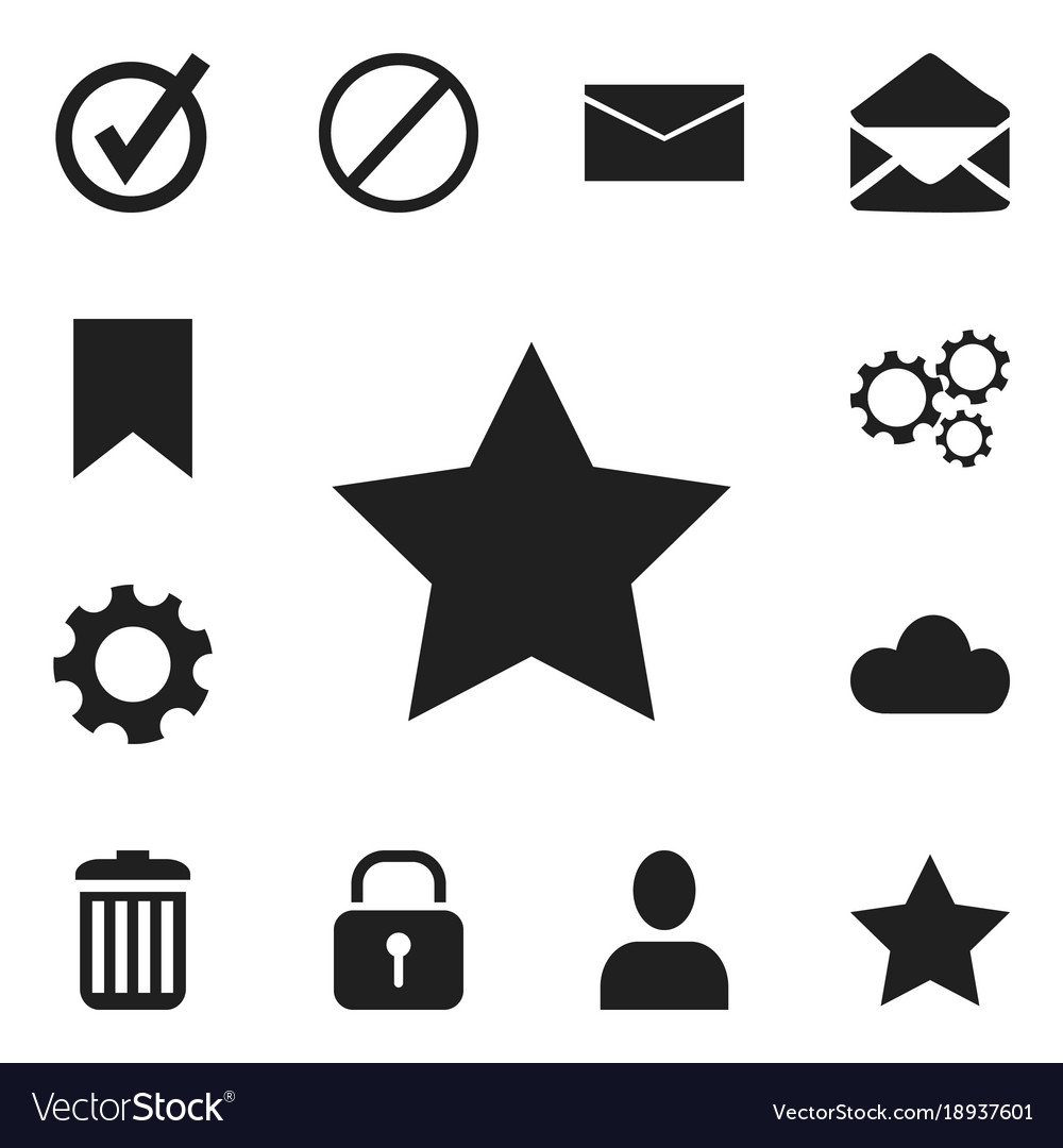 Set of 12 editable internet icons includes