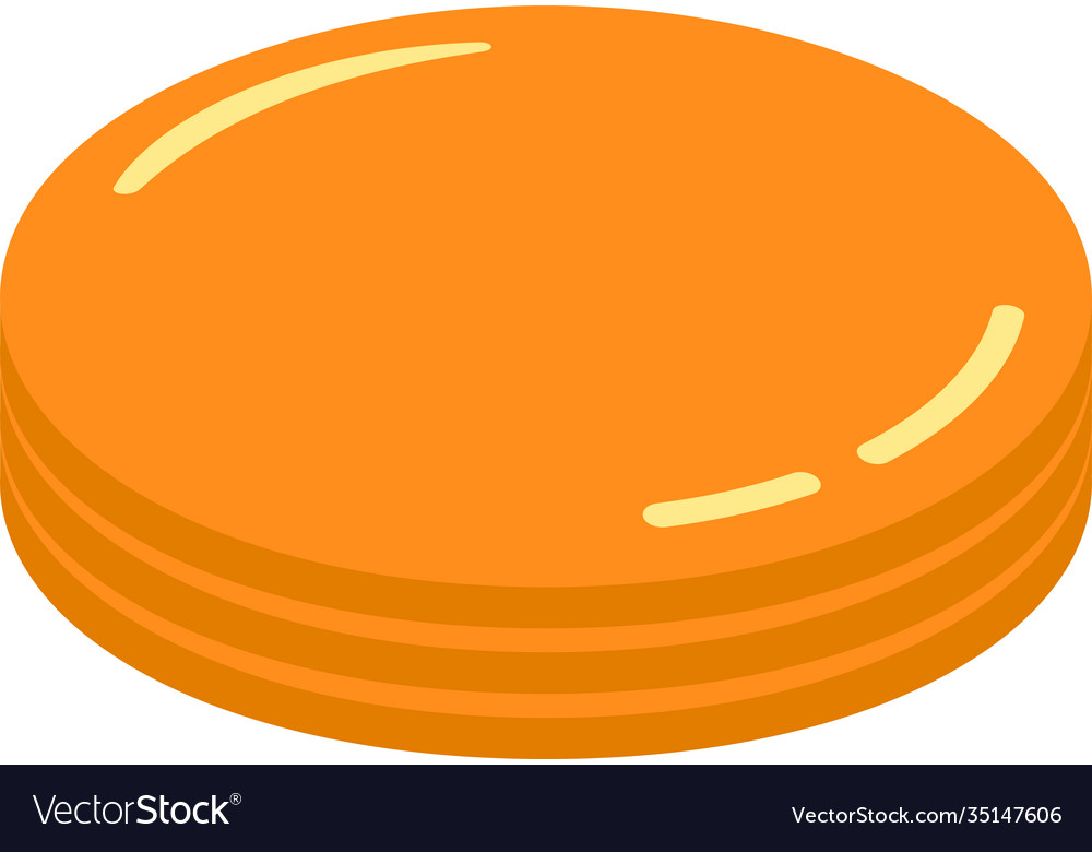 3 stacked coin medals Royalty Free Vector Image