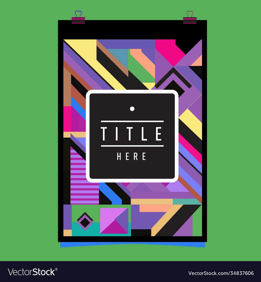 Abstract colorful geometric pattern background