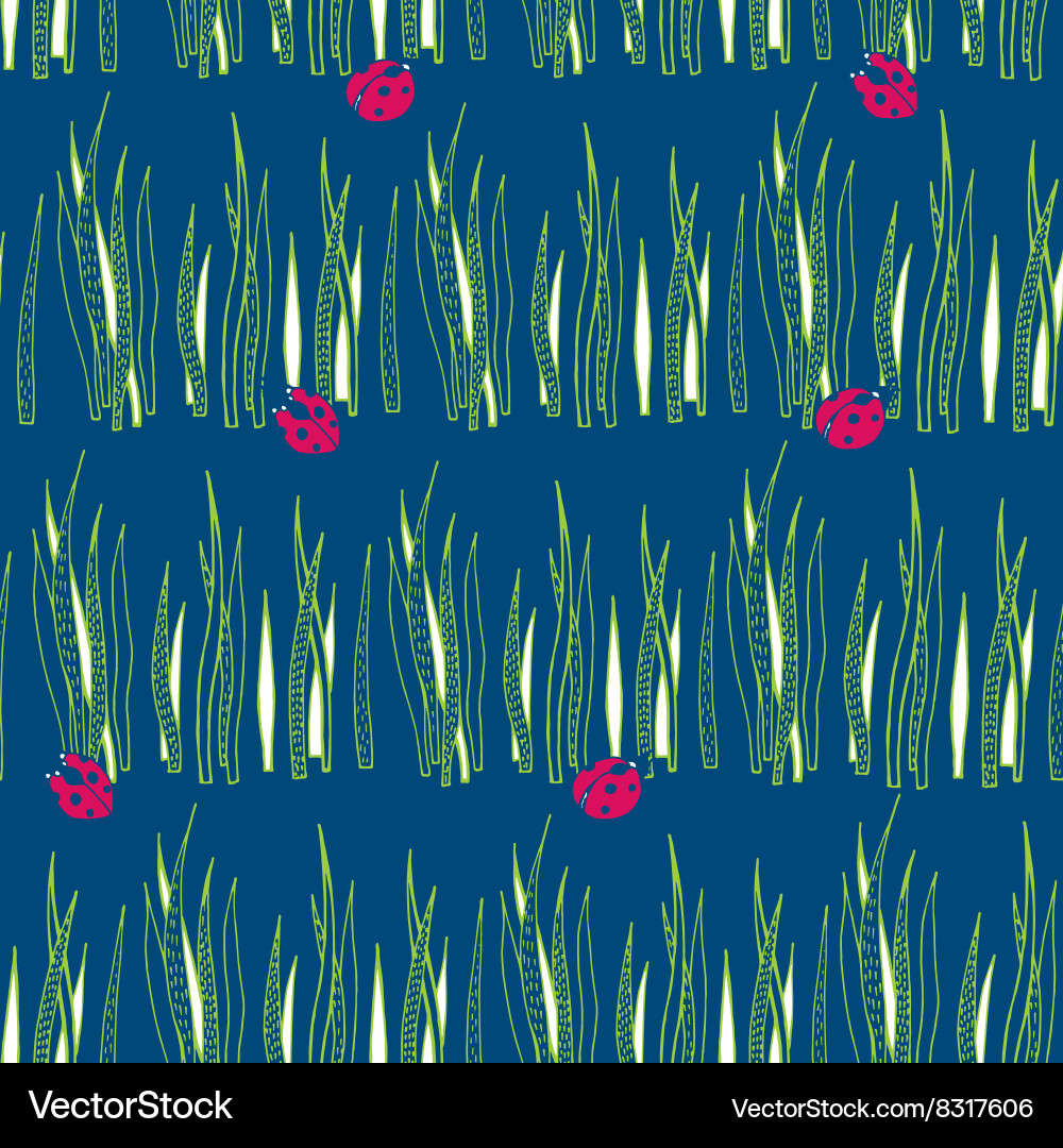 Colorful floral seamless pattern Royalty Free Vector Image