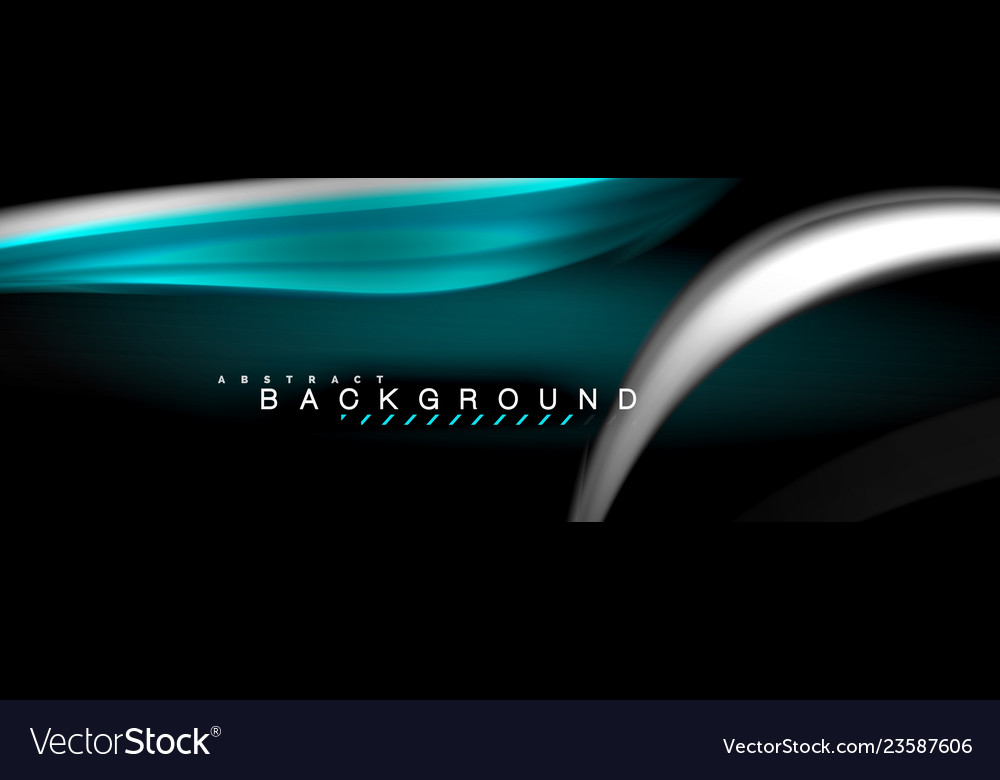 Fluid Color Waves Abstract Background