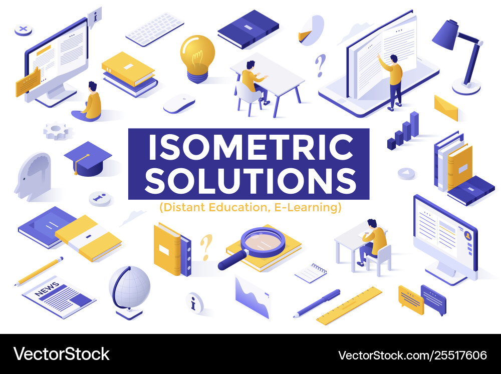 Isometric Royalty Free Vector Image - VectorStock