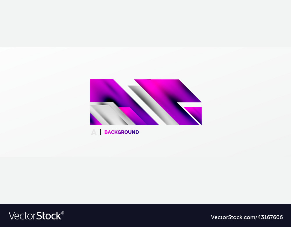 Modern trendy minimalist abstract background Vector Image