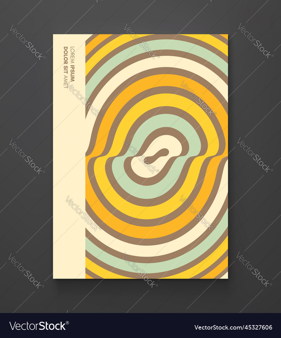 Pattern with optical abstract striped background