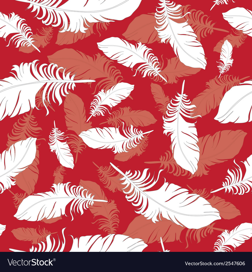 Plumage background seamless pattern