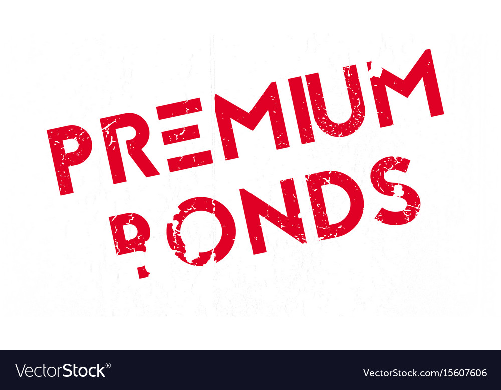 Premium bonds rubber stamp