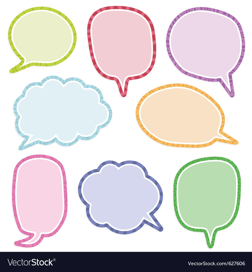 speech bubbles