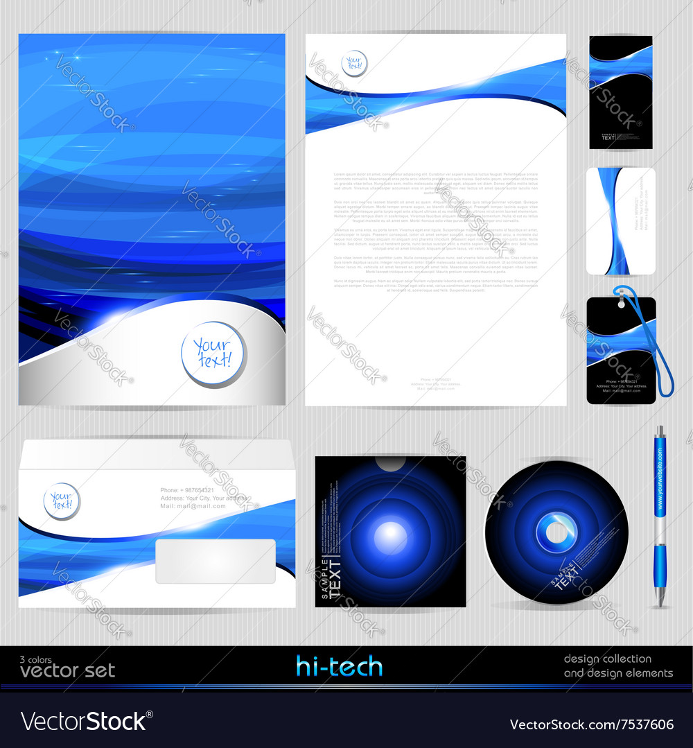 Template background design elements