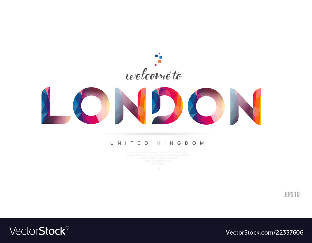 Welcome to london united kingdom uk card