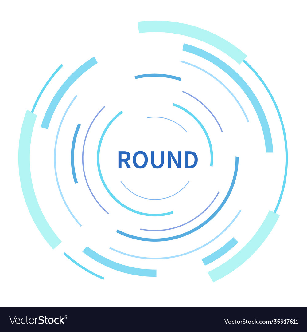 Abstract Circular Line Background