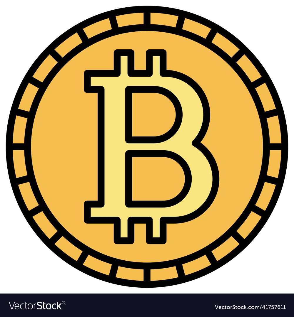 Bit coin icon crypto related