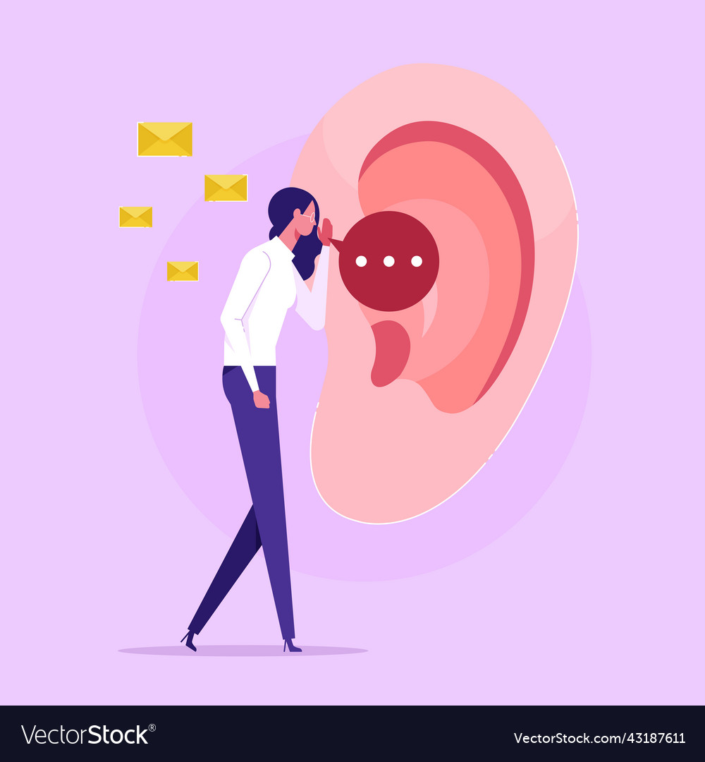 Communication Or Promotion Concept Royalty Free Vector Image