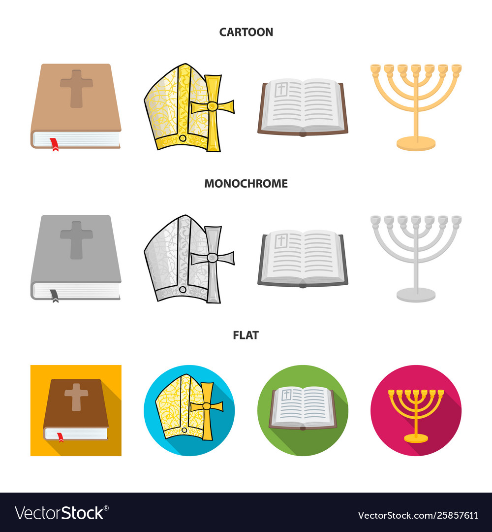 Isolated object muslim and items icon