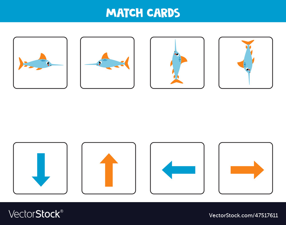 Left right up or down spatial orientation vector image Left right up or down spatial orientation