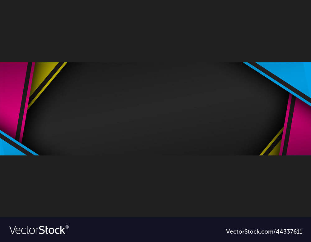 Modern material banner with overlapped sheets vector image Modern material banner with overlapped sheets