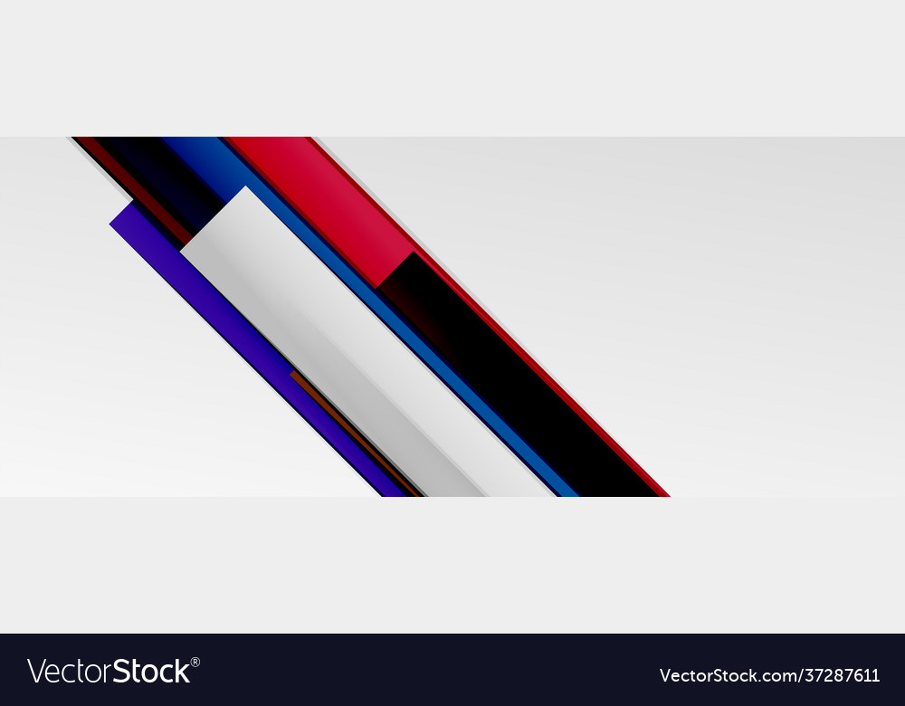 Multicolored lines background design template Vector Image Multicolored lines background design template