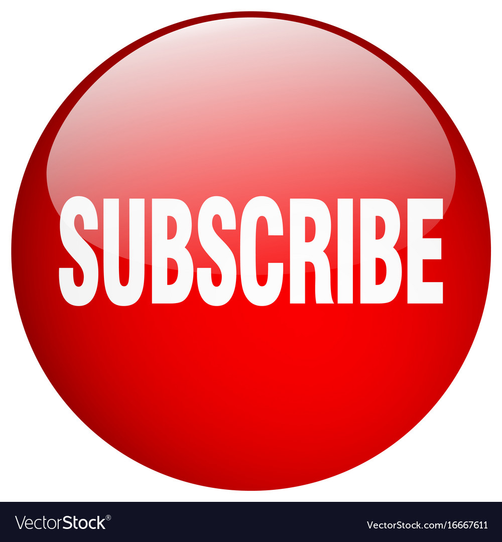 Red Round Subscribe Button
